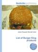 List of Burger King products, Jesse Russell,Ronald Cohn 
