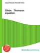 Gibbs Thomson equation, Jesse Russell,Ronald Cohn 