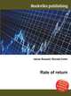 Rate of return, Jesse Russell,Ronald Cohn 