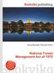 National Forest Management Act of 1976, Jesse Russell,Ronald Cohn 