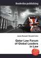 Qatar Law Forum of Global Leaders in Law, Jesse Russell,Ronald Cohn 