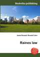 Raines law, Jesse Russell,Ronald Cohn 