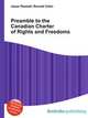 Preamble to the Canadian Charter of Rights and Freedoms, Jesse Russell,Ronald Cohn 