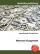 Warrant of payment, Jesse Russell,Ronald Cohn 