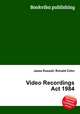 Video Recordings Act 1984, Jesse Russell,Ronald Cohn 