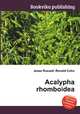 Acalypha rhomboidea, Jesse Russell,Ronald Cohn 
