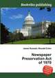 Newspaper Preservation Act of 1970, Jesse Russell,Ronald Cohn 