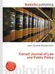 Cornell Journal of Law and Public Policy, Jesse Russell,Ronald Cohn 