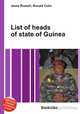 List of heads of state of Guinea, Jesse Russell,Ronald Cohn 