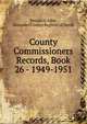 County Commissioners Records, Book 26 - 1949-1951, Donald E Ashe, Hampden County Register of Deeds 