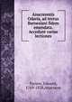 Anacreontis Odaria, ad textus Barnesiani fidem emendata. Accedunt variae lectiones, Forster, Edward, 1769-1828,Anacreon 