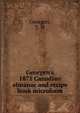 Georgen's 1871 Canadian almanac and recipe book microform, Georgen, T. W 