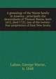 A genealogy of the Warne family in America : principally the descendants of Thomas Warne, born 1652, died 1722, one of the twenty-four proprietors of East New Jersey, Labaw, George Warne, b. 1848 