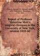 Report of Professor Valentine Mott's surgical cliniques in the University of New York, session 1859-60, Francis, Samuel W. (Samuel Ward), 1835-1886,Mott, Valentine, 1785-1865 