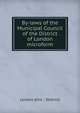 By-laws of the Municipal Council of the District of London microform, London (Ont. : District) 