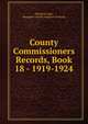 County Commissioners Records, Book 18 - 1919-1924, Donald E Ashe, Hampden County Register of Deeds 