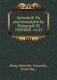Zeitschrift f?r psychoanalytische P?dagogik III 1929 Heft 14/15, Meng, Heinrich; Schneider, Ernst (Hg.) 