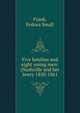 Five families and eight young men: (Nashville and her Jewry 1850-1861, Frank, Fedora Small 