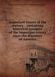 Important events of the century : containing historical synopsis of the important events since the discovery of America, United States Central Publishing Company 
