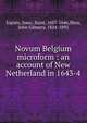 Novum Belgium microform : an account of New Netherland in 1643-4, Jogues, Isaac, Saint, 1607-1646,Shea, John Gilmary, 1824-1892 