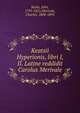 Keatsii Hyperionis, libri I, II. Latine reddidit Carolus Merivale, Keats John 