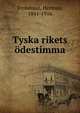 Tyska rikets odestimma, Frobenius, Herman, 1841-1916 