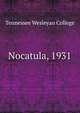 Nocatula, 1931, Tennessee Wesleyan College 