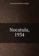 Nocatula, 1934, Tennessee Wesleyan College 