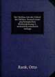 Der Mythus von der Geburt des Helden. Versuch einer psychologischen Mythendeutung 2., wesentlich erweiterte Auflage, Otto Rank 