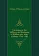 Catalogue of the Officers and Students of William and Mary College, 1839-1840, College of William and Mary 