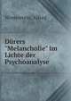 D?rers "Melancholie" im Lichte der Psychoanalyse, Winterstein, Alfred 