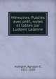Memoires. Publies avec pref., notes et tables par Ludovic Lalanne, Aubign?, Agrippa d', 1552-1630 