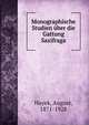 Monographische Studien uber die Gattung Saxifraga, Hayek, August, 1871-1928 