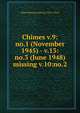 Chimes v.9:no.1 (November 1945) - v.13:no.3 (June 1948) missing v.10:no.2, Ward-Belmont School (1913-1951) 