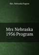Mrs Nebraska 1956 Program, Mrs. Nebraska Pagent 