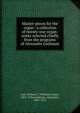 Master-pieces for the organ : a collection of twenty-one organ-works selected chiefly from the programs of Alexandre Guilmant, Carl, William C. (William Crane), 1865-1936,Guilmant, Alexandre, 1837-1911 