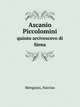 Ascanio Piccolomini. quinto arcivescovo di Siena, Mengozzi, Narciso 