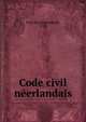 Code civil neerlandais, Pays-Bas,Haanebrink, P. H 