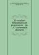 20 vocalises ?l?mentaires et progressives : op. 15 : (italienisch-deutsch), Marchesi, Salvatore, cavaliere de Castrone, 1822-1908,Gumbert, Ferdinand, 1818-1896,Marchesi, Mathilde, 1821-1913 