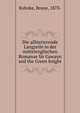Die alliterierende Langzeile in der mittelenglischen Romanze Sir Gawayn and the Green knight, Kuhnke, Bruno, 1873- 