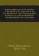 Portions of the Acts of the Apostles, of the Epistle of St. James and of the First Epistle of St. Peter from the Bobbio Palimpsest (s), now numbered Cod. 16 in the Imperial Library at Vienna, White, Henry Julian, 1859-1934 