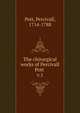 The chirurgical works of Percivall Pott . v.1, Pott, Percivall, 1714-1788 