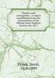 Plastics and orthopedics : a report republished from the transactions of the Illinois State Medical Society, for 1871, Prince, David, 1816-1889 