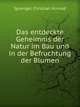 Das entdeckte Geheimnis der Natur im Bau und in der Befruchtung der Blumen, Sprengel Christian Konrad 