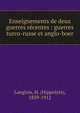 Enseignements de deux guerres r?centes : guerres turco-russe et anglo-boer, Langlois, H. (Hippolyte), 1839-1912 