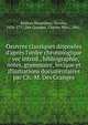 Oeuvres classiques dispos?es d'apr?s l'ordre chronologique / vec introd., bibliographie, notes, grammaire, lexique et illustrations documentaires par Ch.-M. Des Granges, Boileau Despr?aux, Nicolas, 1636-1711,Des Granges, Charles Marc, 1861- 