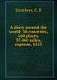A diary around the world; 30 countries, 160 places, 37,460 miles, expense, $555, Struthers, C. B 