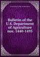 Bulletin of the U.S. Department of Agriculture. nos. 1440-1495, United States. Dept. of Agriculture 