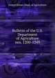 Bulletin of the U.S. Department of Agriculture. nos. 1200-1249, United States. Dept. of Agriculture 