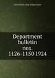 Department bulletin. nos. 1126-1150 1924, United States. Dept. of Agriculture 